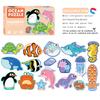 Montessori Magnetic Puzzles Toy Early Education Alphanumeric Learning 8 Themes Fridge Magnets Educational Toys For 3-6 Years Old