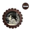 Handcraft Colares Vintage Fairy Frog 1pc/lot Jewelry Wood Brooches Classic Glass Cabochon Collar Pins Badge Feminino