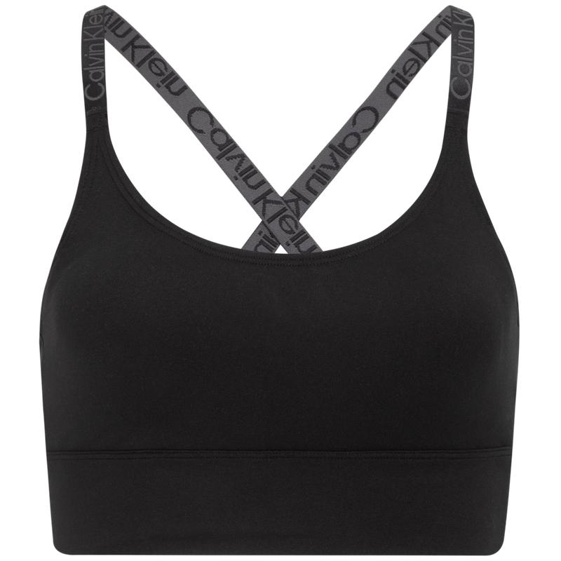 

Calvin Klein Fashion Sports Cross Strap Logo Bralette Women underwear QP2812O-UB1 S