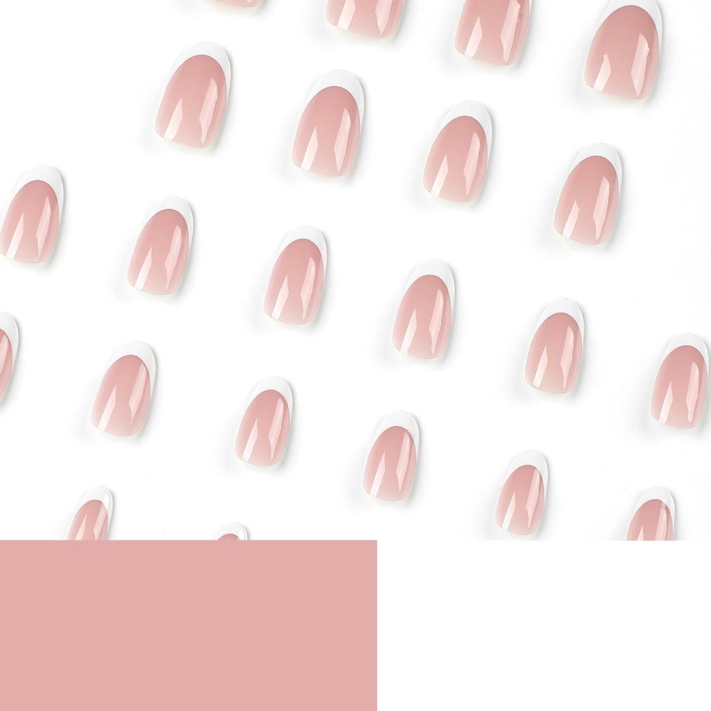 White French Nail Patches - Easy Nail Art
