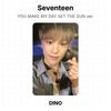 Seventeen YOU MAKE MY DAY SET THE SUN ver. Official Photocard