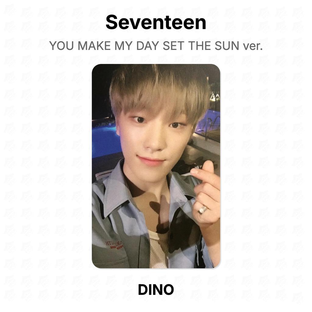 Seventeen YOU MAKE MY DAY SET THE SUN ver. Official Photocard