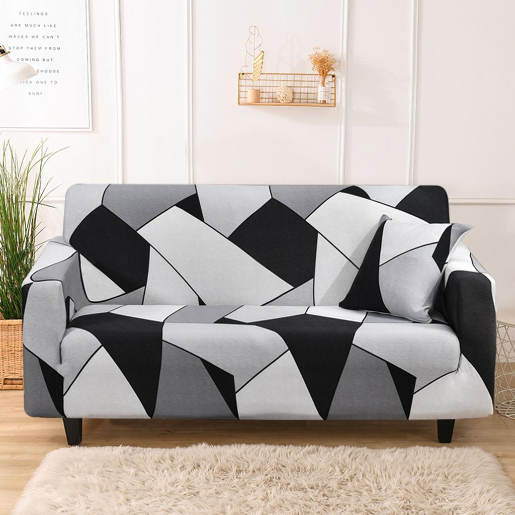 1pc Elastic Sofa Covers for Living Room Funda Sofa Couch Cover Chair Protector 1/2/3/4-seater Geometric Sofa Slipcovers