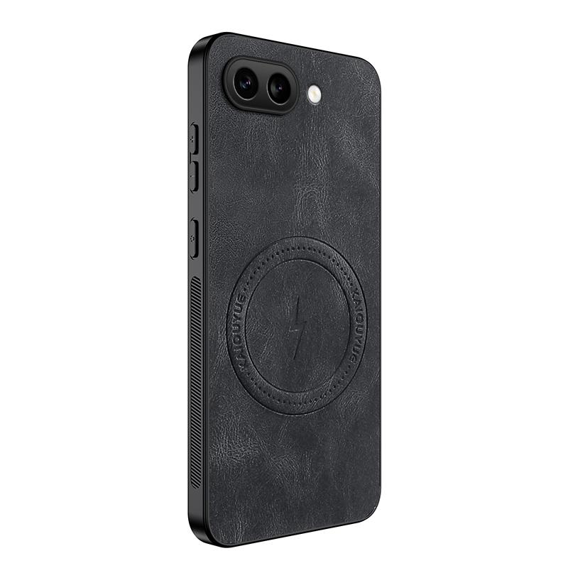 For Google Pixel 9A New Leather Matte Frosted Magnetic Phone Case For Google Pixel 9A Shockproof Bumper Soft Cover Pixel 9A Case