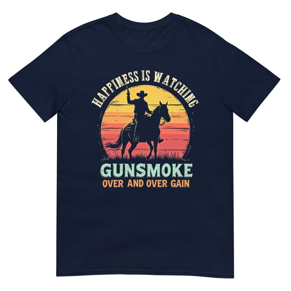 Cowboy Gunsmoke Over And Over Again Tshirt