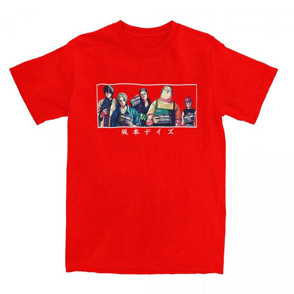 Koppel T-shirt Sakamoto Days In Japanse Anime T-shirts Hipster Zomer T-shirt Grappige Casual Katoenen Tops Cadeau-idee
