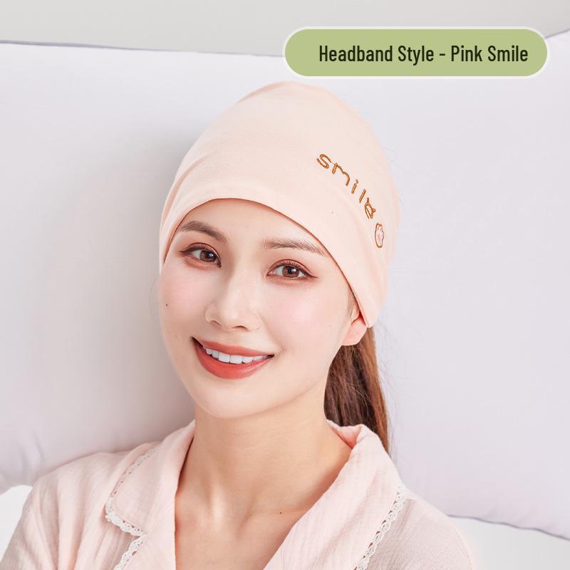 Windproof Cotton Postpartum Headscarf & Hat for Spring/Summer – Maternity & Pregnant Women's Essential