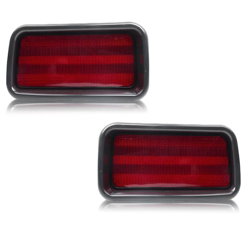 2Pcs Rear Brake Light Tail Light Reflector Turn Signal Light Cover For 1999 2000 2001 2002 2003 2004 Mitsubishi Montero Sport