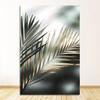 Shades, wall painting on canvas, Nordic posters and prints, wall panels for living room decor, foggy plant, dried leaves, sunlight