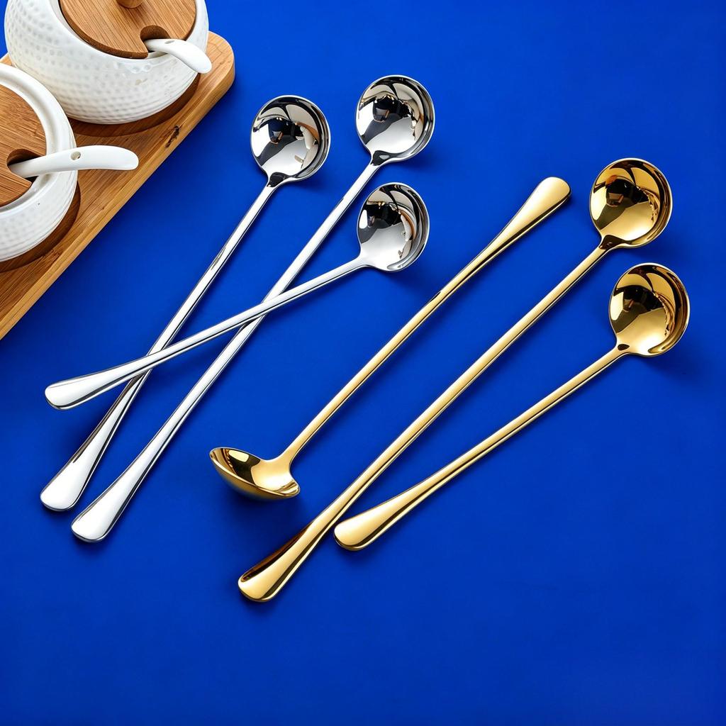 304 Stainless Steel Long Handle Seasoning & Sauce Spoon