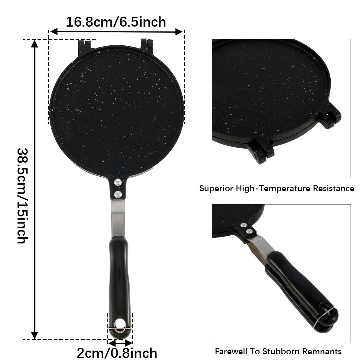 Multipurpose Tortilla Press Pan Non-stick Aluminum Flour Tortilla Press Bakelite Handle Kitchen Tortilla Press Stove Top Pan