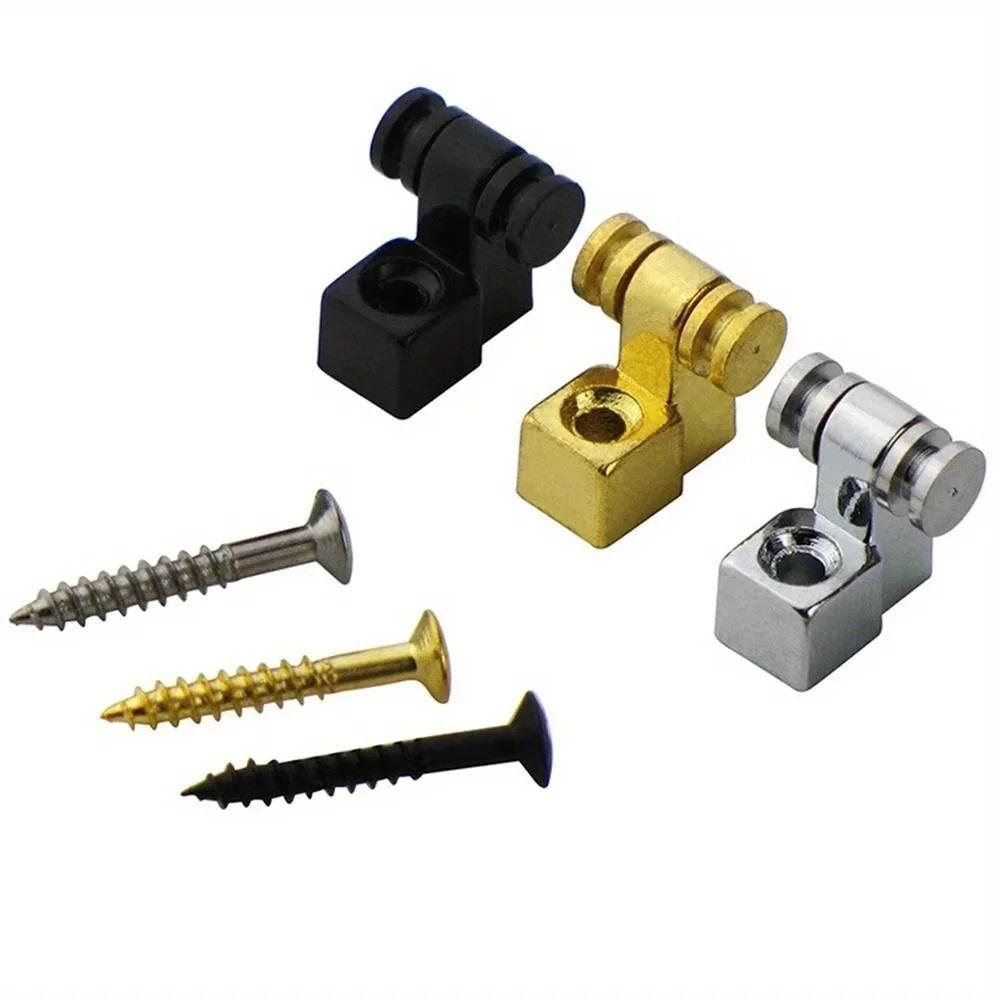 Electric Guitar String Lock, Ball-Style String Lock, Metal Handle Lock, Headstock Ball-Style String Lock, Includes Screws
