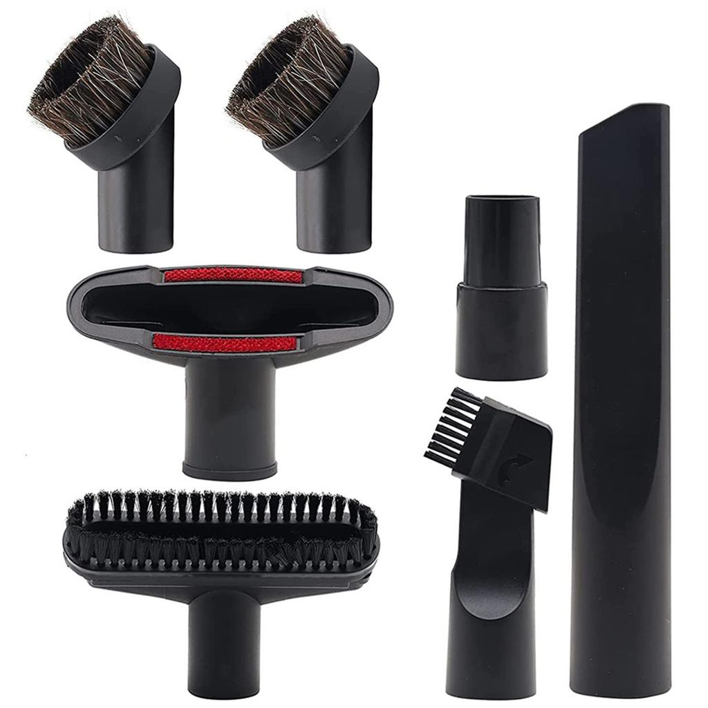 7 Pieces Versatile Vacuum Cleaner Nozzles Plastic Vacuum Cleaner Attachment Set Perfect for Home and Commercial Cleaning