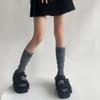 Black Lable Long Socks High Tube Knitted Stocking Fashion Knee-high Socks  Autumn