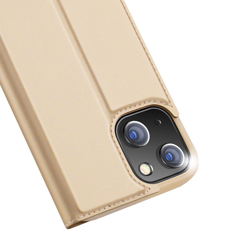 Dux Ducis Skin Pro Premium Flip Case for iPhone 13 Mini - Gold