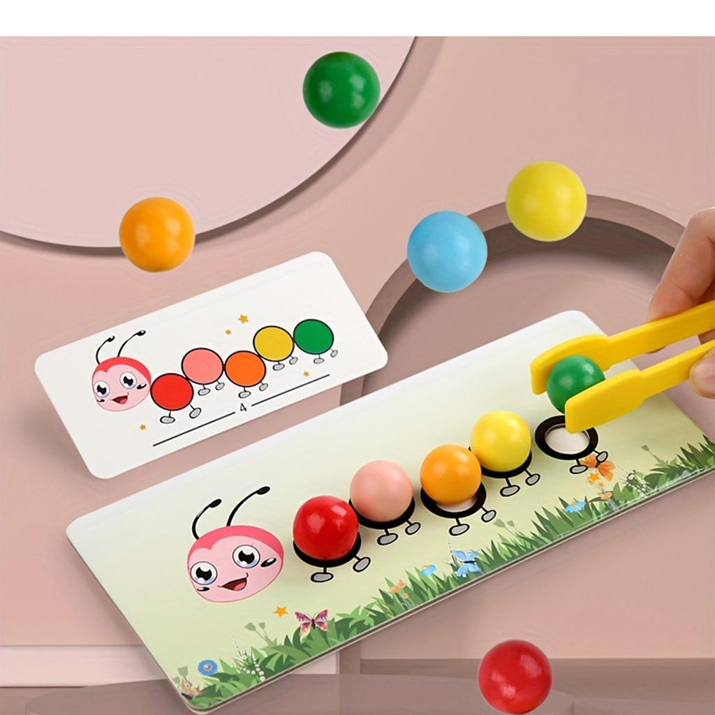 Caterpillar Bead Parent-child Interactive Early Childhood Education Toy