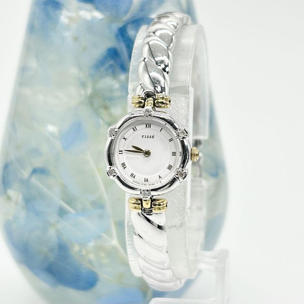[USED] SEIKO TISSE 6P Diamond Quartz Wristwatch