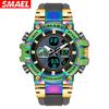 Mode Militaire Kwarts Horloges voor Mannen Luxe Sport Horloge 50M Waterdicht Kwarts Klok Digitale Lichtgevende Chronograaf Polshorloge