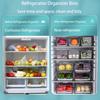Fridge Organizer, Stackable Refrigerator Organizer Bins Reusable Food Storage Containers Fridge Drawer Organizer In Home Kitchen