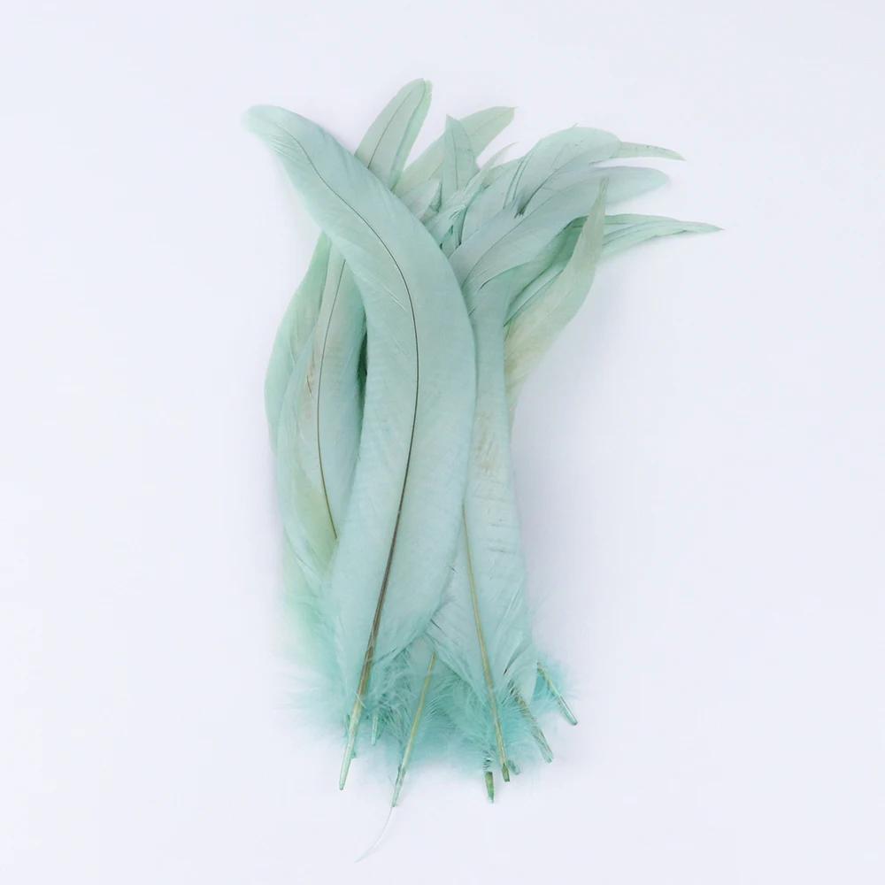 10PCS/lot Natural Roosters Tail Feather Bulk 10-16inch/25-40cm Cock Chicken Feathers Decorations for Carnival Stage Performances