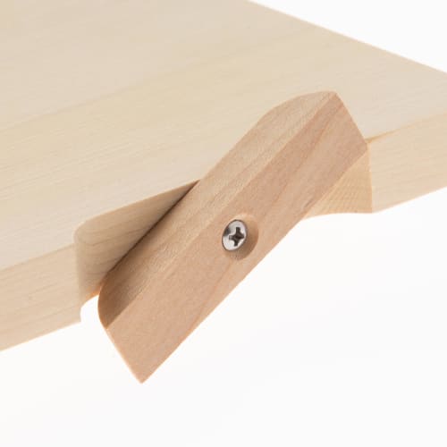 Umezawa Woodcraft Co., Ltd. Aomori Hiba Cutting Board with Stand, 36 x 20 x 1.5 cm