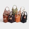 Foreign Trade Wholesale High-End Single Shoulder Bucket Bag 2025 New Versatile Underarm Bag Woven Large Capacity Commuter Women's Bag