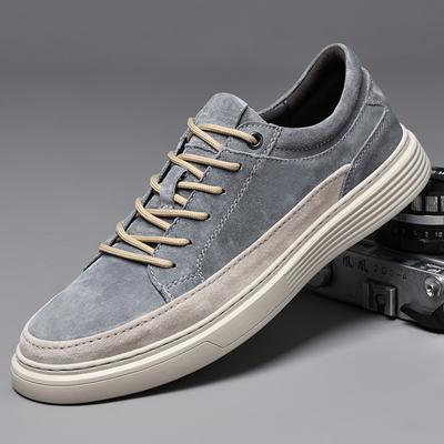 Moda Wysoka Jakość Męskie Buty ze Skóry Zamszowej Wszechstronne Wygodne Trampki Nowa Moda Projektant Męskie Buty Skateboardowe Buty Wulkanizowane