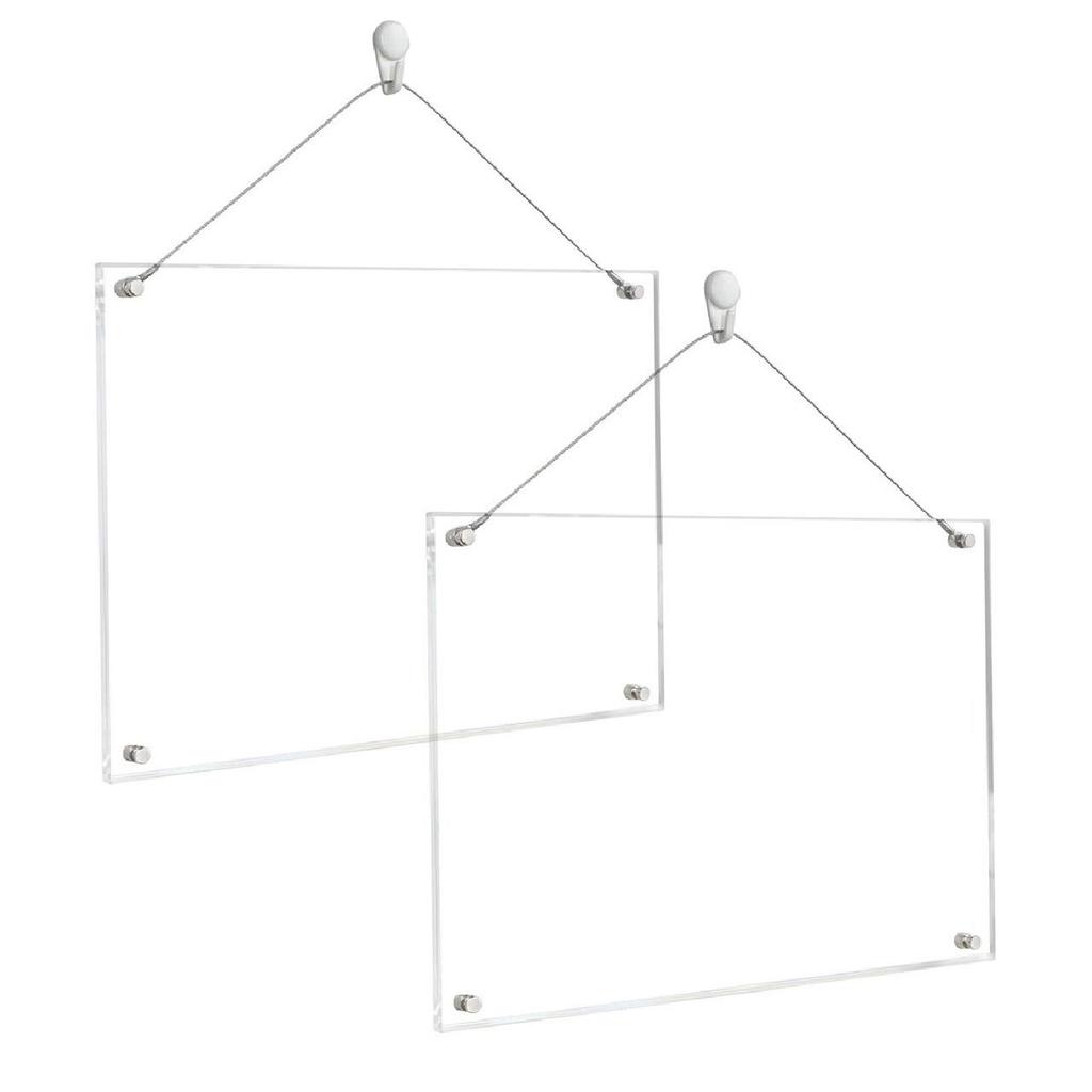 HAMILO Photo Wall Desk Can be Used Vertically or Set of 2 Frame, Mounted, Mountable, Horizontally, (B5 Size)