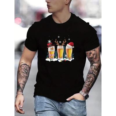 Europäische Größen Bedrucktes T-Shirt Trendiges Vielseitiges Oberteil