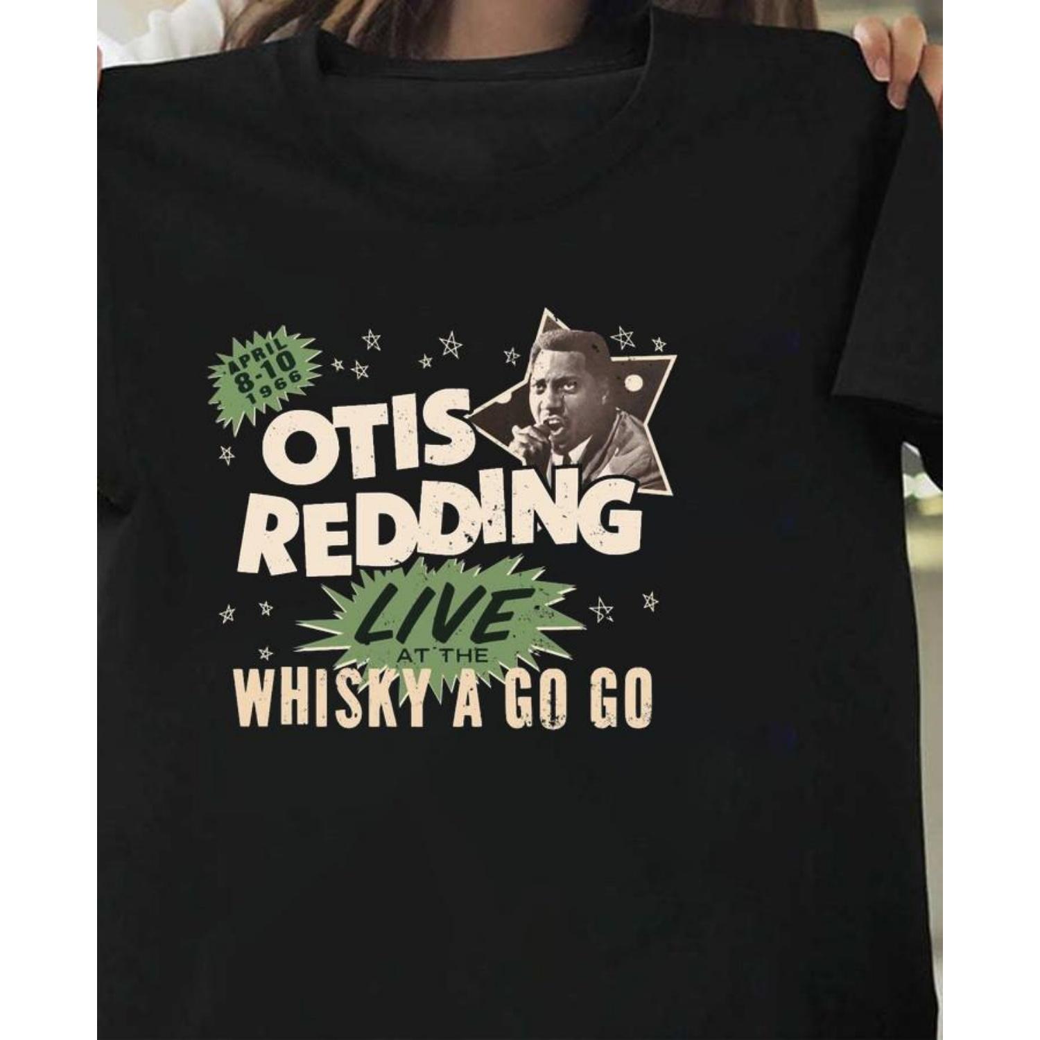 

Otis Redding Live At The Whisky A Go Go Black Shirt FUll Size S5XL CL120 Unisex T-Shirt S чёрный
