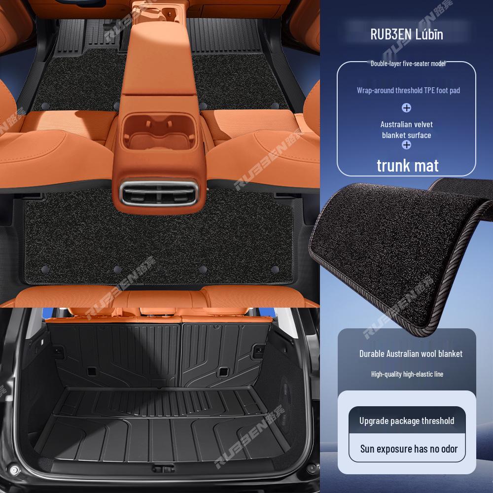 Leapmotor C10/C11/B10 TPE Door Sill and Trunk Foot Pad