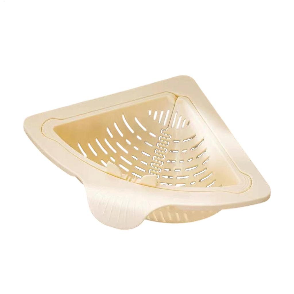 Magnetic Sink Drain Basket Triangle Vegetable and Fruit Drainage Basket Food Waste Filter Collector Kitchen Storage Organizer