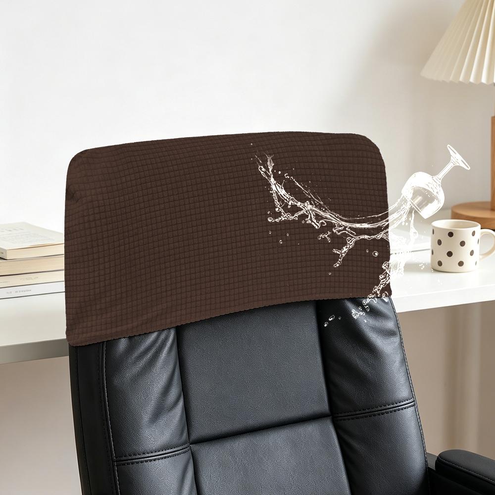 1 4 6 Pcs Waterproof Elastic Office Chair Backrest Cover Dustproof Protection Slipcover