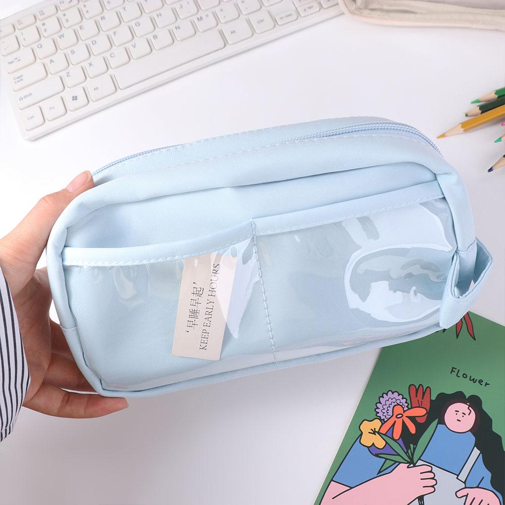 Large Capacity Ita Bag Pouch Storage Bag Stationery  Storage Bag Detachable Pencil Case  Lady