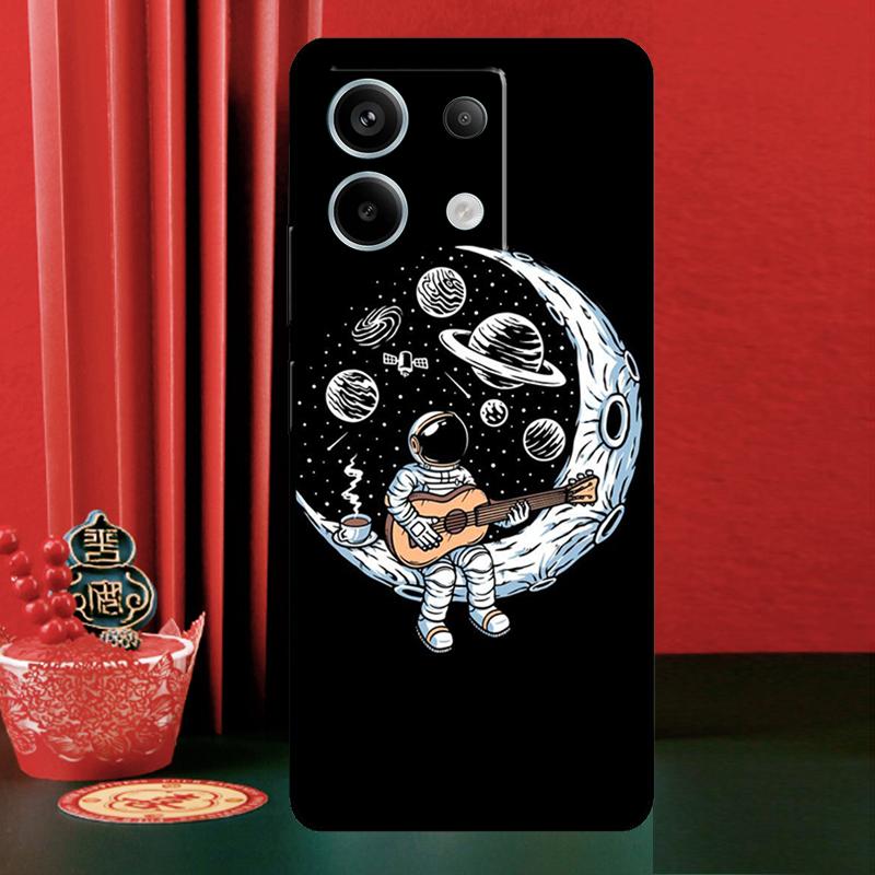 Moon Stars Space Astronaut For Xiaomi Redmi Note 13 Pro 14 12 11 9 10 9S 10S 11S 12S Redmi 13C 10C 12C 14C Phone Case