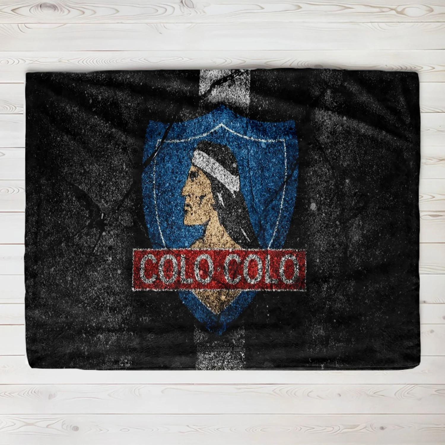 

1Pcs Chile Club Social Y Deportivo Colo-Colos Thin Blanket Blanket For Nap Time Sofa Bed Blanket As a gift for kids friends 75x90cm