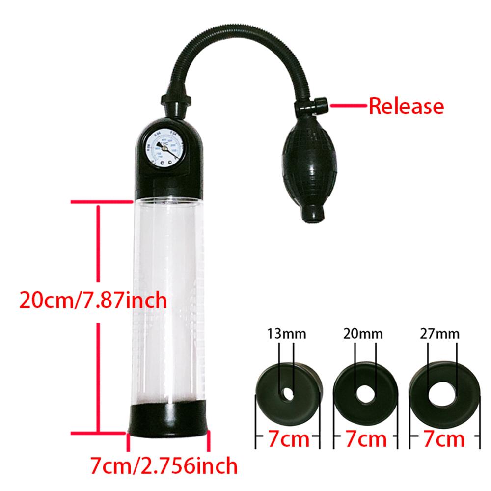 Penis Enlargement Pump Device Sex Vacuum Pump For Men Male Masturbator Penis Extender Cock Dick Pump Trainer Sex Toys For Men