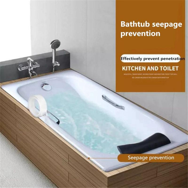 3/5M Waterdichte Aanrecht Clear Tape Mildewproof Nano Tape Badkamer Wc Spleet Strip Zelfklevende Zwembad water Seal