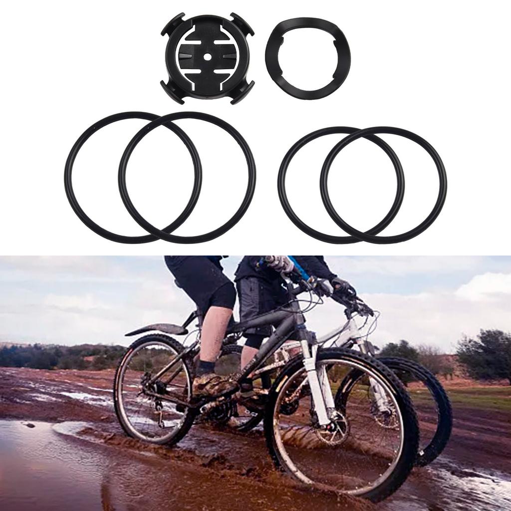 Set Bike Computer Mount Black For Garmin Spare Parts