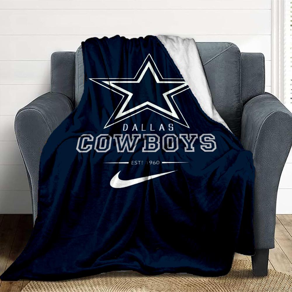 Cowboys Star Throw Blanket Flannel Blanket Soft Warm Sofa Bed Camping home Decor Unique Christmas Gift C1027