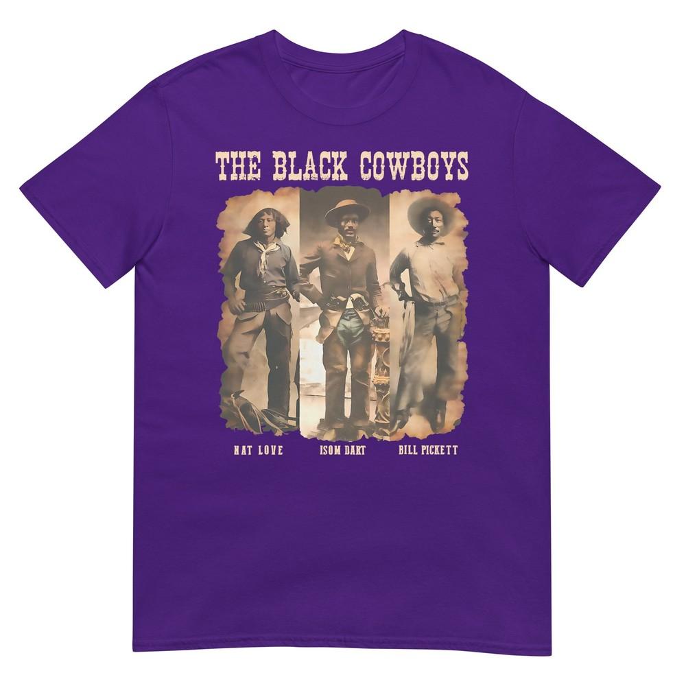 Black Cowboy Western Rodeo Melanin Black History Texas Unisex TShirt