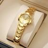Kalenderfunctie Dameshorloge Verstelbare Band Polshorloges Casual Kwarts Horloge Koppel