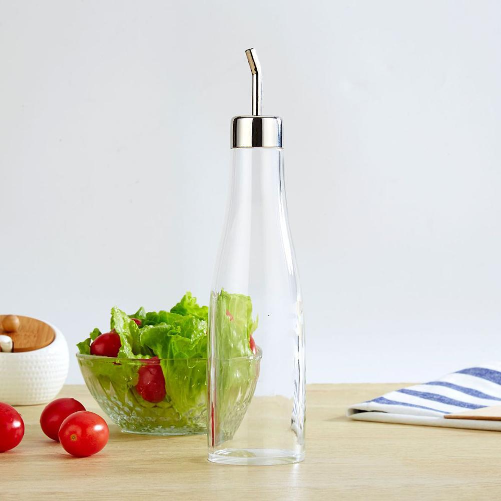 300ml Trwała Akrylowa Butelka na Olej Pojemnik na Płynne Przyprawy Ocet do Użytku Domowego, Restauracyjnego i Kuchennego
