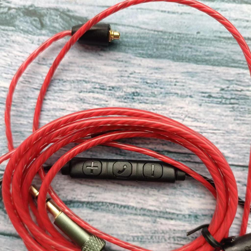 Premium MMCX Upgrade Cable with Mic & Control for Shure SE215/425/535/846 and UE900 Earphones