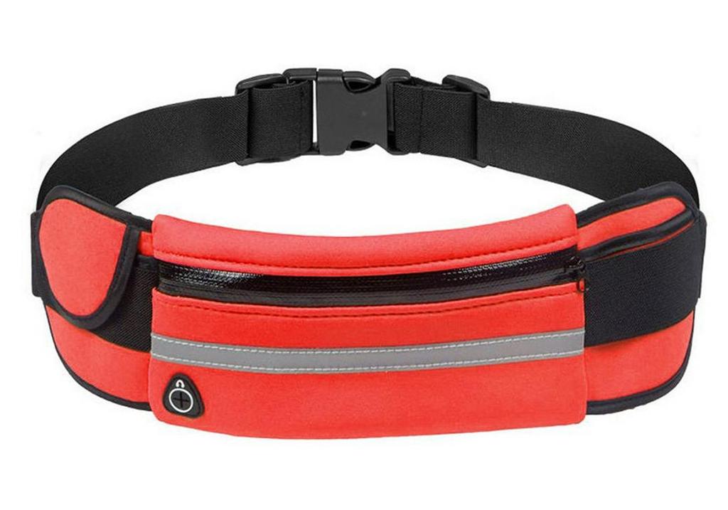 Unisex Waterproof Fitness Waist Bag for Running and Cycling with Phone and Water Bottle Storage