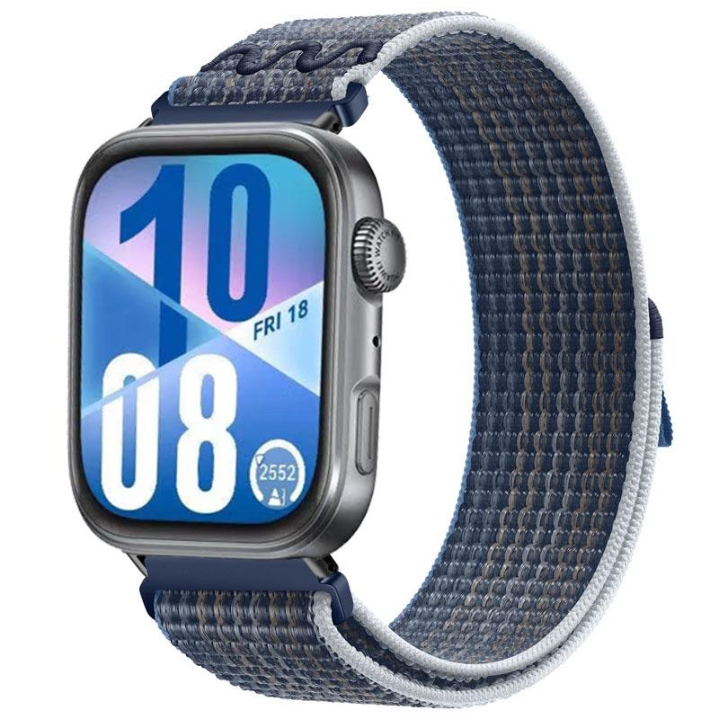 Needlework Nylon Loop Strap for Huawei Watch Fit 5/4 Pro Sports Bracelet Wristband for Huawei Watch Fit 5/4/3 Replaceable Belt