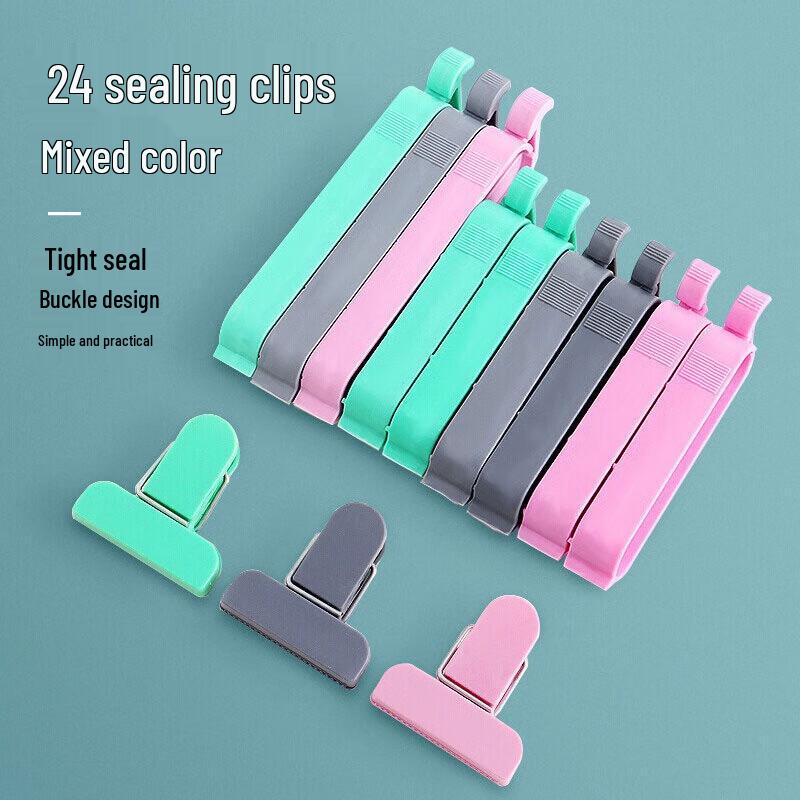 Baijie 24-Piece Assorted Food Sealing Clips