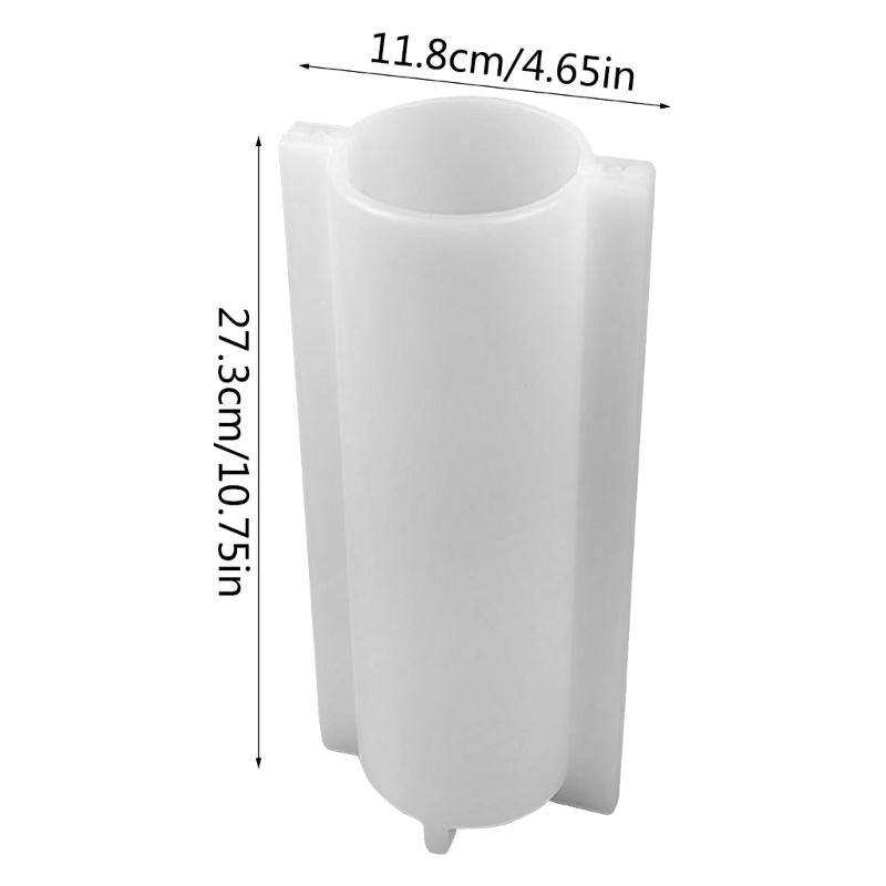 Silicone Soap Mold Large Column Molds DIY Handmade Candle Making Epoxy Resin Casting Mold Mousse Cake Mould Decor