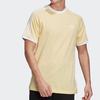 Adidas Originals Retro Striped Series 3-Stripes Tee Logo Stripe Short Sleeve T-Shirt Men Tops Yellow FM3777