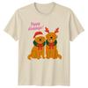 Yappy Holidays Golden Retriever Christmas Dogs Holiday Unisex Unisex Graphic Tee